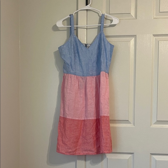 Charming Pink and Blue Kids Dress - Picture 1 of 1